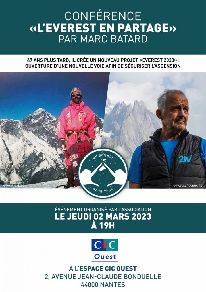 Conférence « l’Everest en partage » par Marc BATARD