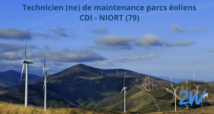 Technicien (ne) de maintenance de parcs éoliens – CDI- Localisation : Niort (79)