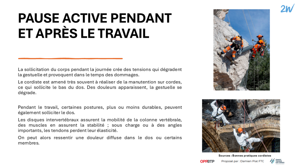 Conseils sur les pauses pendant et après le travail